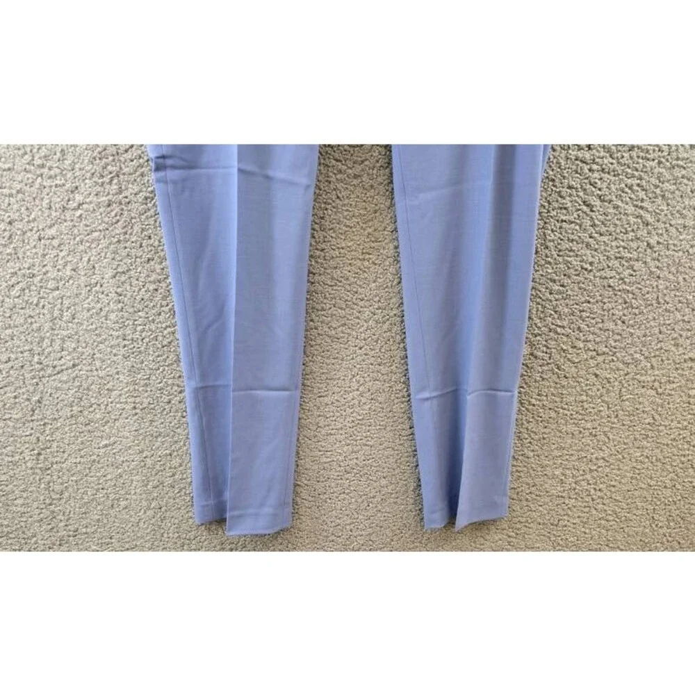 Bar III Slim-Fit Wool Blend Suit Pants Men's 32W x 32L Light Blue Zip Hook & Bar